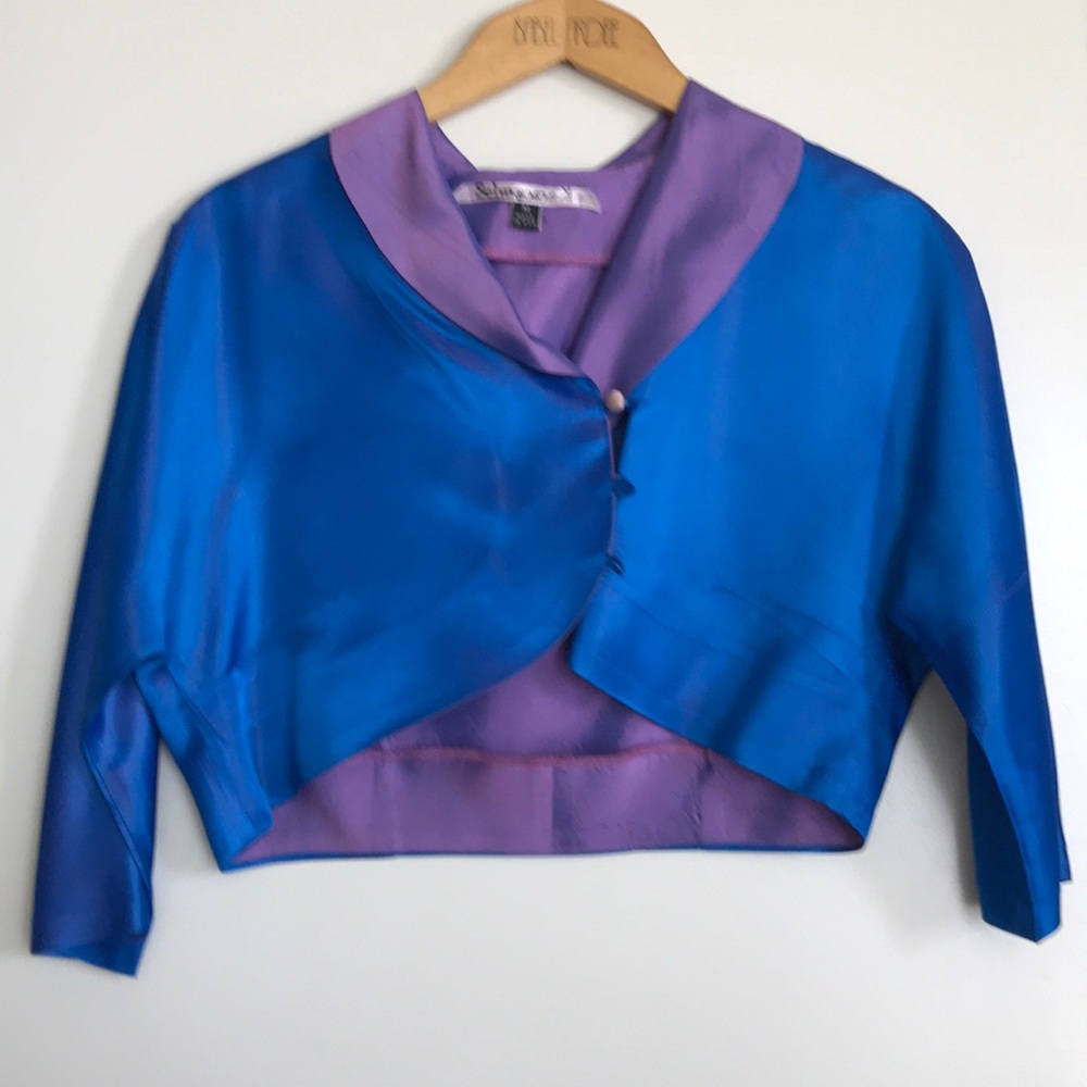 Cropped evening top